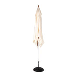 Bolero Square Pulley Parasol 2.5m Diameter Cream