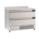 Foster FlexDrawer 2 Drawer Counter Fridge-Freezer with Upstand FFC6-2