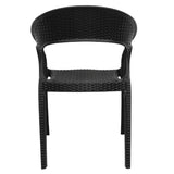 Bolero PP Rattan Wraparound Armchairs (Pack of 4)