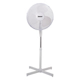 Igenix 16Ins Oscillating White Stand Fan