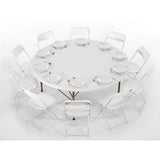 Bolero 6ft Round Centre-folding Table