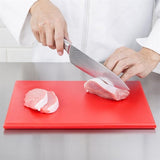 Hygiplas High Density Red Chopping Board Large 600x450x12mm
