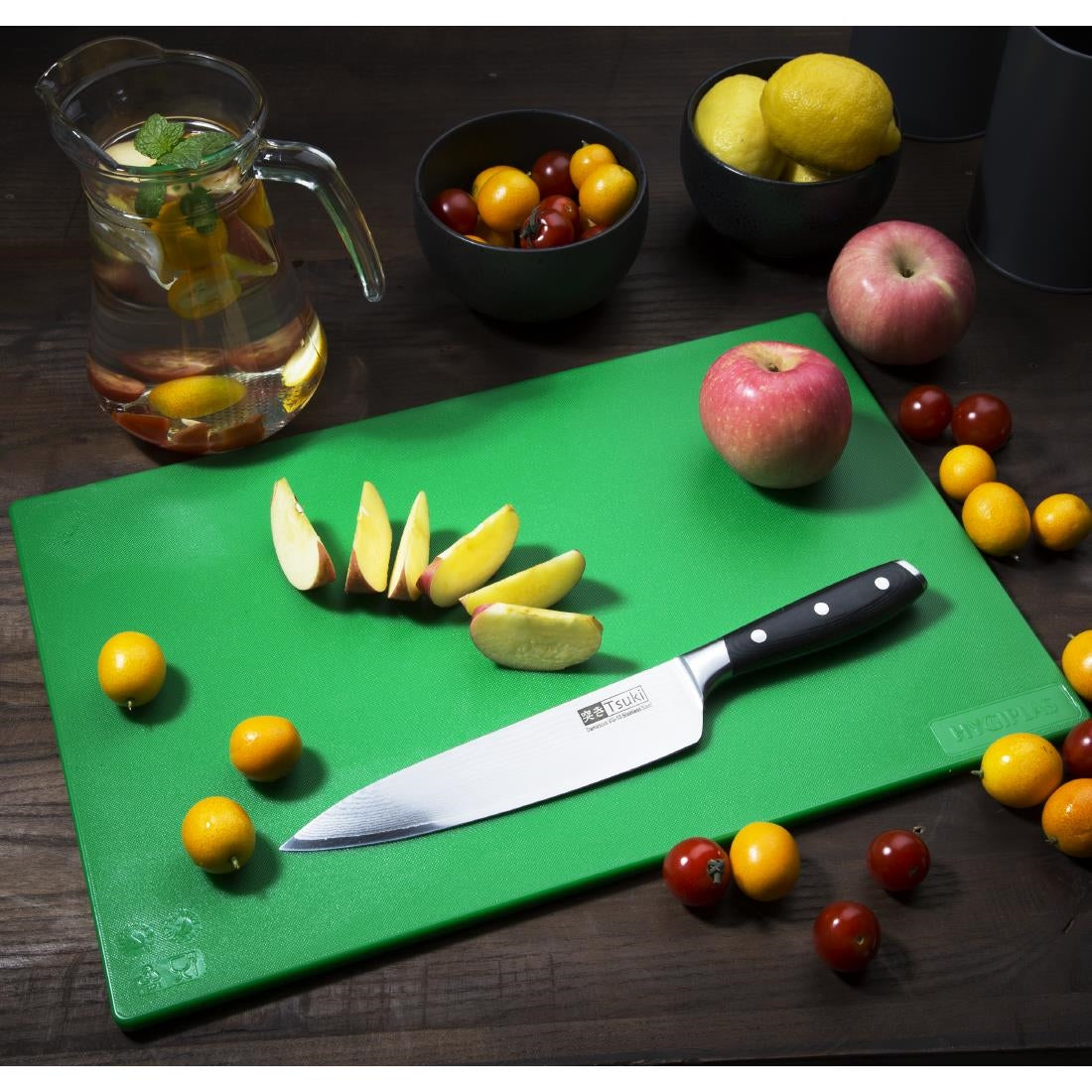 Hygiplas Low Density Antibacterial Chopping Board Set 450x300x10mm (Pack of 6)