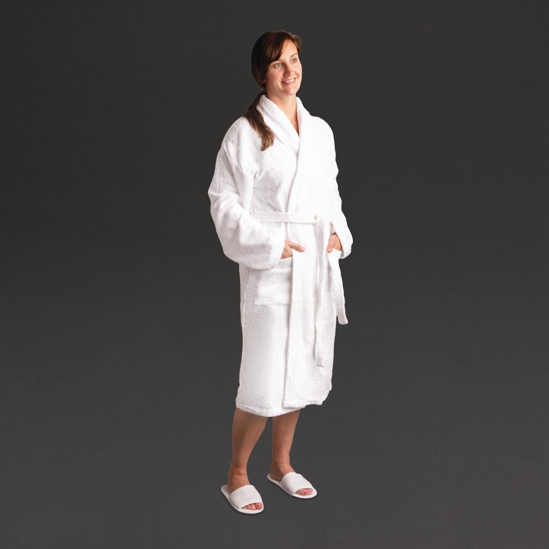 Eco Robe, Bathrobes White - Large