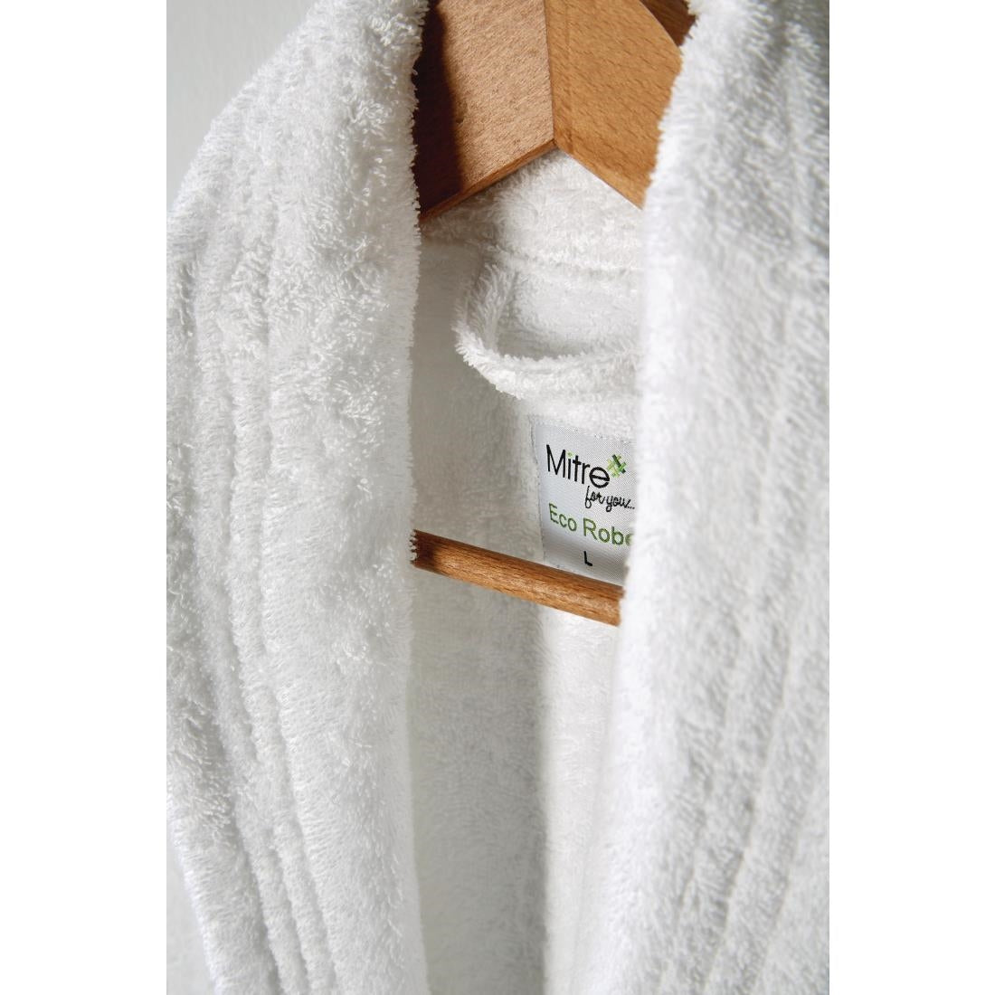 Eco Robe, Bathrobes White - Large