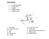 Chefmaster 5.5 Litre Table Top Mixer