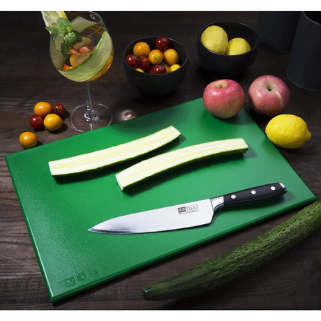 Hygiplas High Density Green Chopping Board Large 600x450x12mm