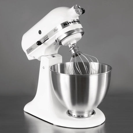 KitchenAid K45 Classic Tilt-Head Stand Mixer 4.3Ltr White 5K45SSBWH