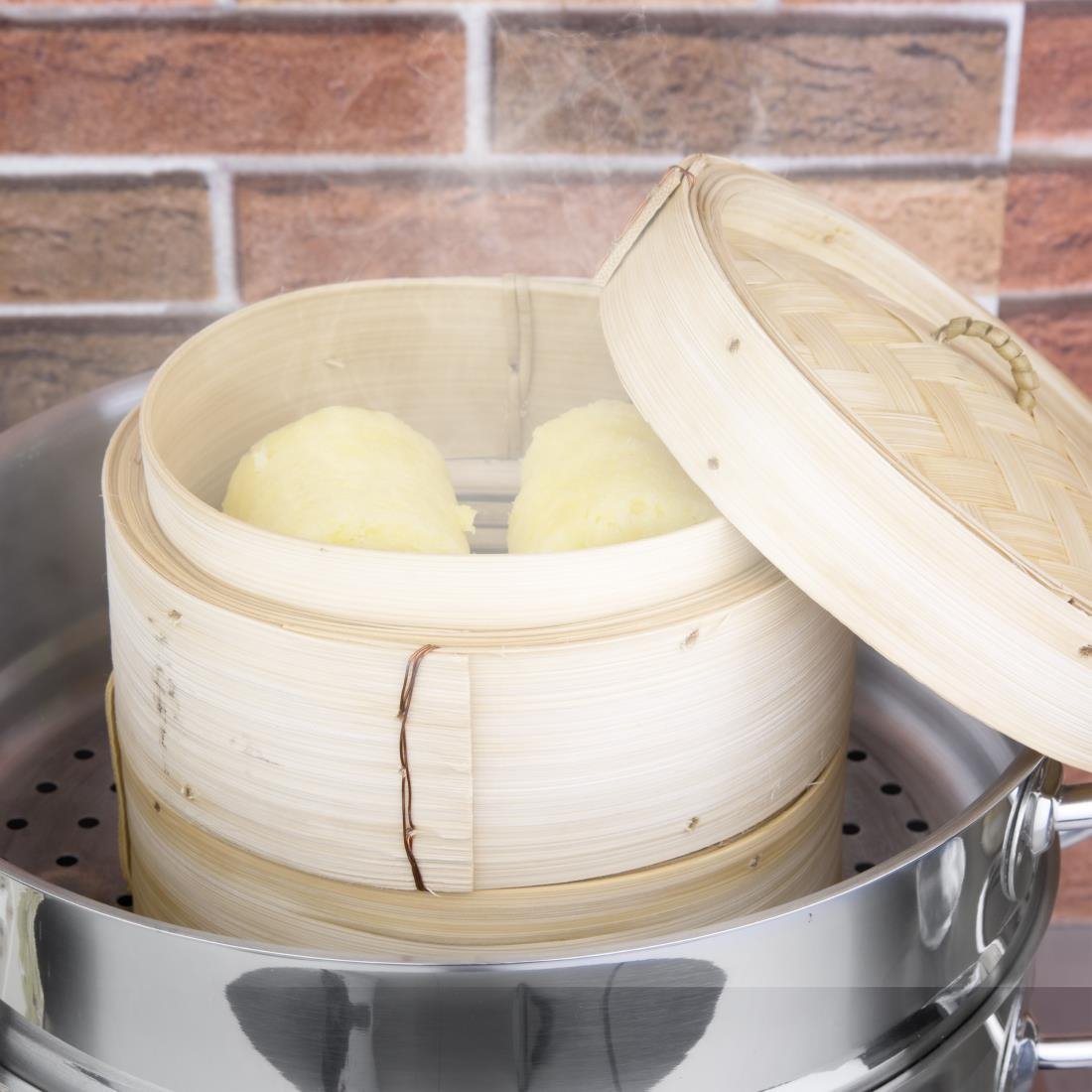 Vogue Bamboo Food Steamer 152mm