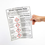 Vogue COSHH Regulations Sign