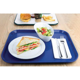 Olympia Kristallon Polypropylene Fast Food Tray Blue Large 450mm