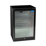 Arctica Black Single Door Bottle Cooler