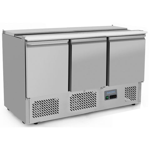 Arctica Refrigerated Saladette Prep Counter 3 Door