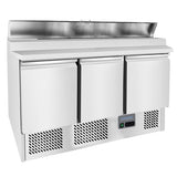 Arctica Refrigerated Pizza Prep Counter 3 Door