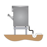 Buffalo Countertop Glasswasher 350x 350mm Baskets