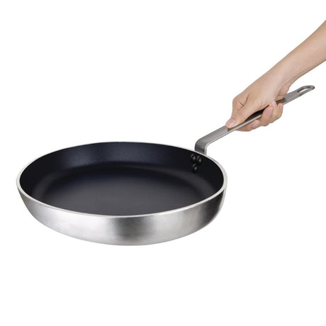 Vogue Aluminium Non-Stick Teflon Platinum Plus Oval Frying Pan 40cm