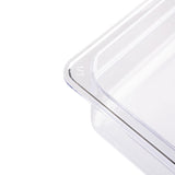 Vogue Polycarbonate 1/1 Gastronorm Container 65mm Clear