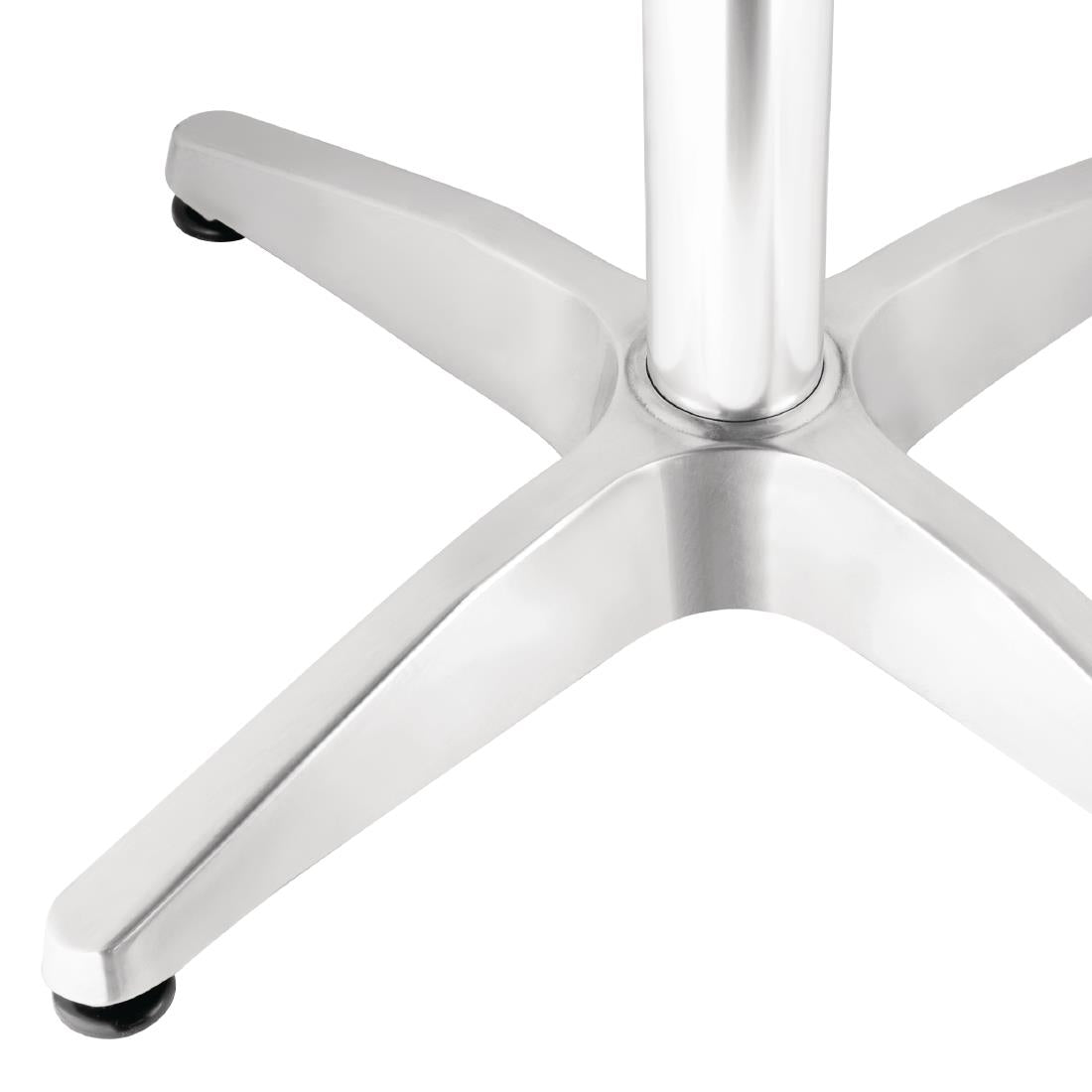 Bolero Steel and Aluminium Square Bistro Table 600mm