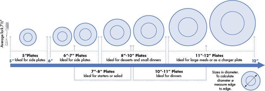 Olympia Chia Plates Charcoal 205mm (6 Pack)