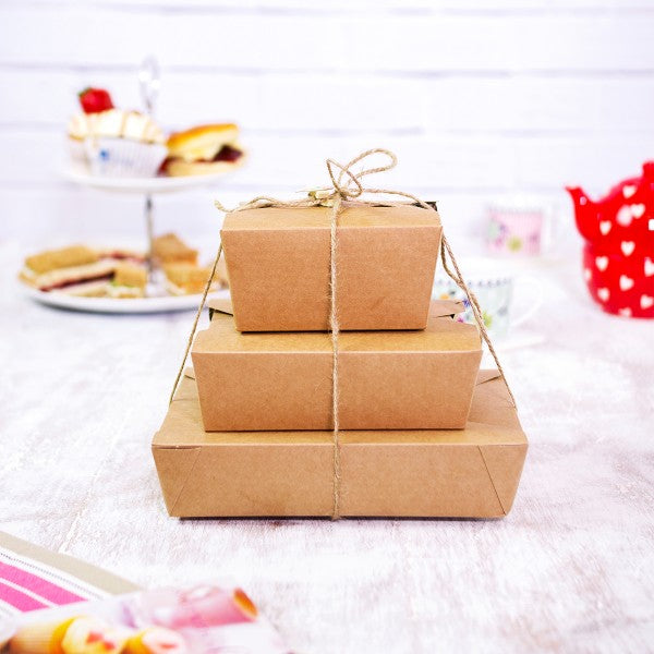 Vegware Compostable Paperboard Food Boxes No.8 1300ml / 46oz (300 Pack)