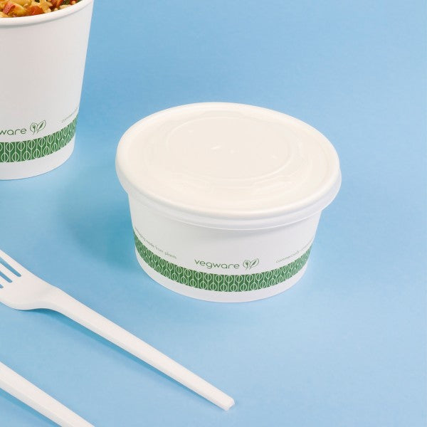 Vegware Compostable Hot Food Pots 340ml / 12oz (500 Pack)